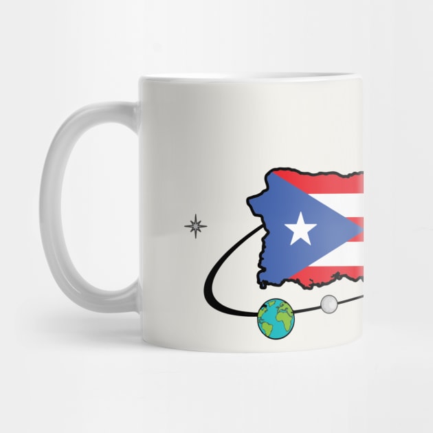 The World Revolves Around Puerto Rico by Gallistico